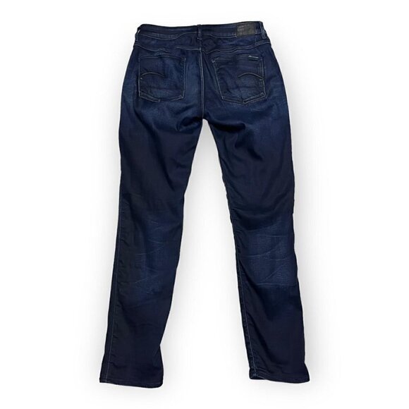 G-Star Raw STRETCH Attacc Mid Straight Womens Designer Streetwear Denim Jeans - Picture 2 of 4